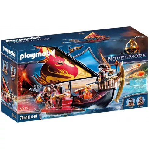 Playmobil 70641 Novelmore - Burnham harcosok vitorlás tűzhajója