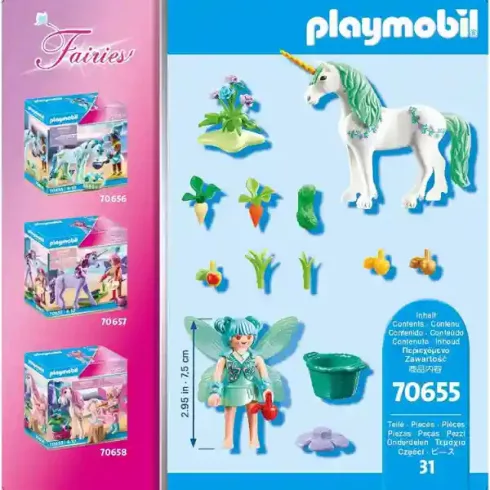 Playmobil 70655 Unikornis gondozó tündérrel