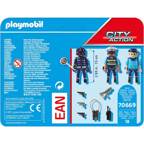 Playmobil 70669 Rendőrök figuraszett