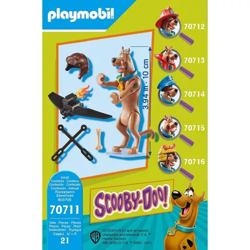 Playmobil 70711 SCOOBY-DOO! - Gyűjthető pilóta figura