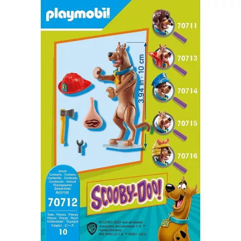 Playmobil 70712 SCOOBY-DOO! - Gyűjthető tűzoltó figura