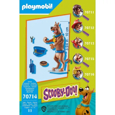 Playmobil 70714 SCOOBY-DOO! - Gyűjthető rendőr figura