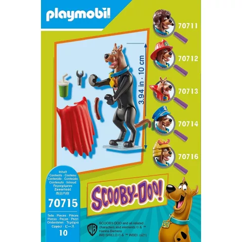 Playmobil 70715 SCOOBY-DOO! - Gyűjthető Drakula vámpír figura
