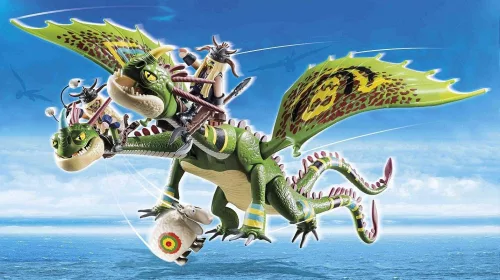 Playmobil 70730 Dragon Racing - Kőfej és Fafej Töffel és Böffel