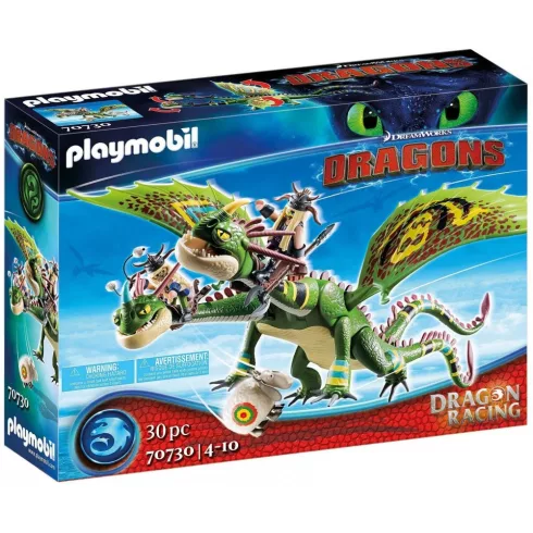 Playmobil 70730 Dragon Racing - Kőfej és Fafej Töffel és Böffel