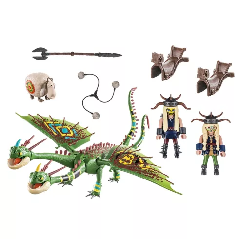 Playmobil 70730 Dragon Racing - Kőfej és Fafej Töffel és Böffel