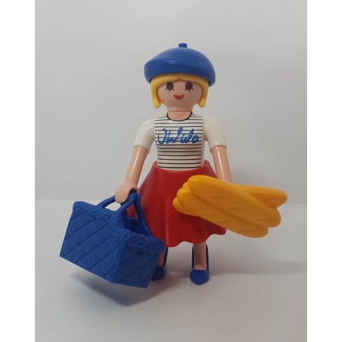 Playmobil 70733 Lány bagettel zsákbamacska figura 21. sorozat (lányoknak)