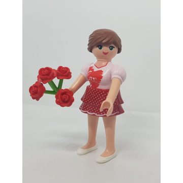   Playmobil 70733 Lány virággal zsákbamacska figura 21. sorozat (lányoknak)
