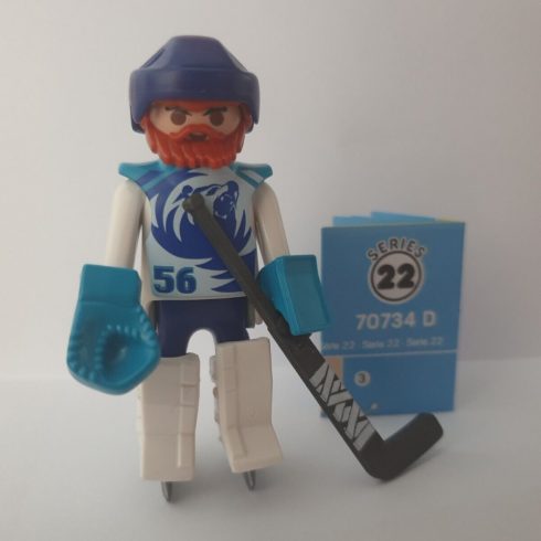 Playmobil 70734 Jégkorong kapus zsákbamacska figura 22. sorozat (fiúknak)