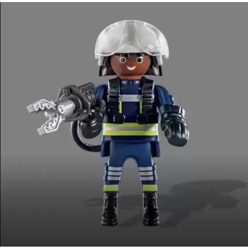   Playmobil 70734 Tűzoltó erővágóval zsákbamacska figura 22. sorozat (fiúknak)