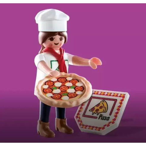Playmobil 70735 Pizzaszakács zsákbamacska figura 22. sorozat (lányoknak)