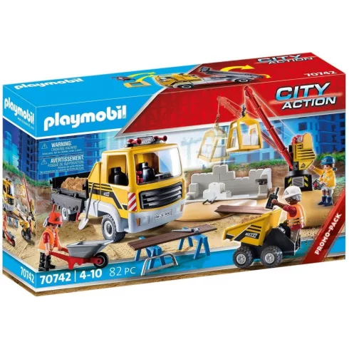 Playmobil 70742 Építkezés dömperrel