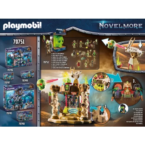 Playmobil 70751 Novelmore - Csontvázhadsereg temploma