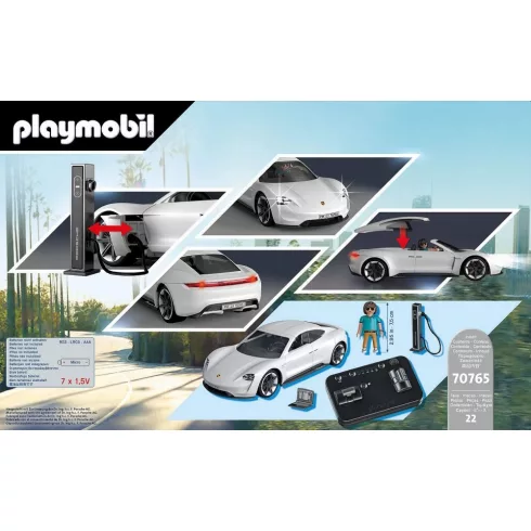 Playmobil 70765 Porsche Mission E távirányítós autó (csomagolássérült)