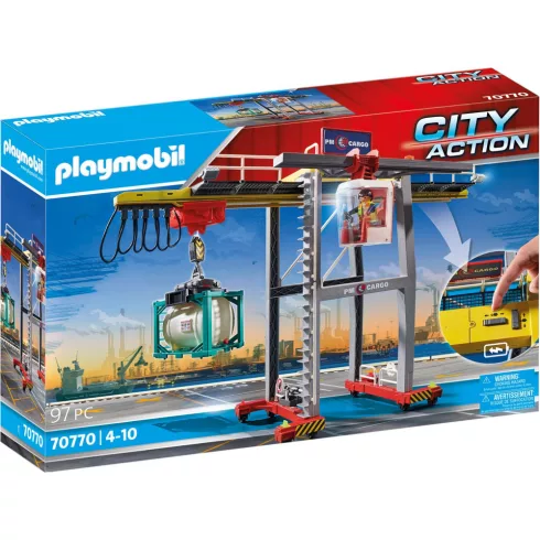 Playmobil 70770 Elektronikus portáldaru konténerrel