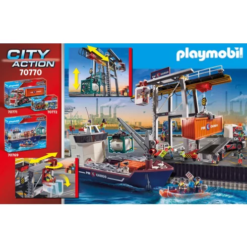 Playmobil 70770 Elektronikus portáldaru konténerrel
