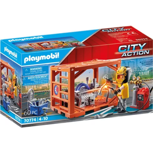 Playmobil 70774 Hegesztő konténerrel