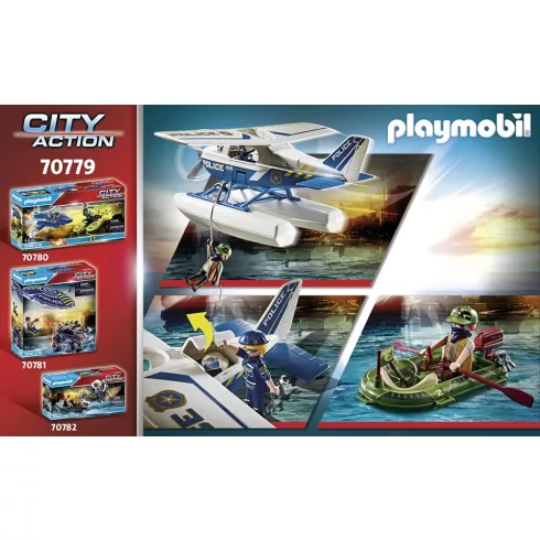 Playmobil 70779 Rendőrségi hidroplános üldözés