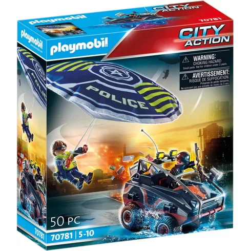 Playmobil 70781 Rendőrségi ejtőernyős üldözés