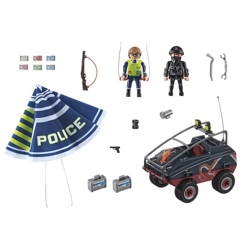Playmobil 70781 Rendőrségi ejtőernyős üldözés