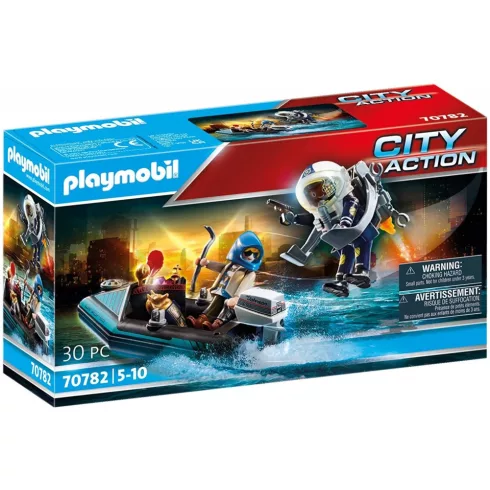 Playmobil 70782 Rendőrségi jetpackes üldözés