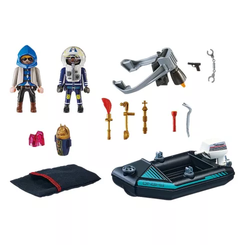 Playmobil 70782 Rendőrségi jetpackes üldözés