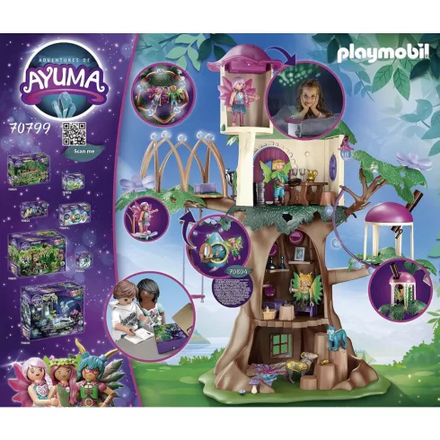Playmobil 70799 Ayuma - Tündérlombház csillagprojektorral
