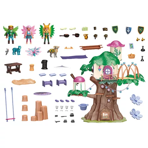 Playmobil 70799 Ayuma - Tündérlombház csillagprojektorral