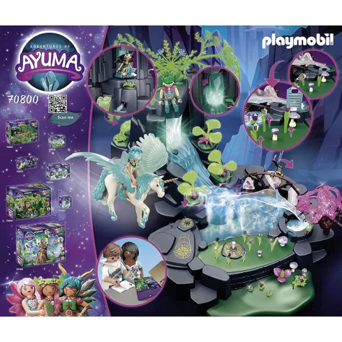 Playmobil 70800 Ayuma - Mágikus tündérsziget fény- és ködfunkcióval