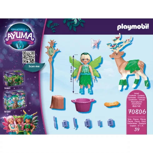 Playmobil 70806 Ayuma - Erdei tündér lélekállattal