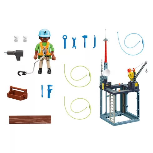 Playmobil 70816 StarterPack Építkezés daruval
