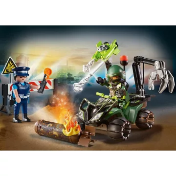   Playmobil 70817 StarterPack Rendőrségi tűzszerész bevetésen
