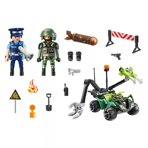 Playmobil 70817 StarterPack Rendőrségi tűzszerész bevetésen