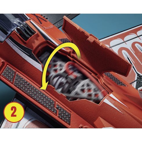 Playmobil 70832 Air Stuntshow - "Sas" sugárhajtású repülő felhúzható motorral