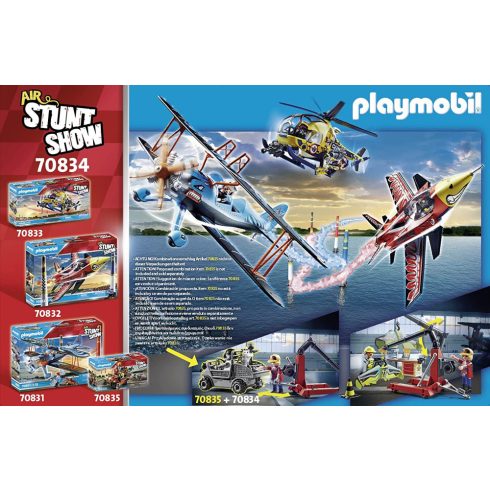 Playmobil 70834 Air Stuntshow - Szervízállomás