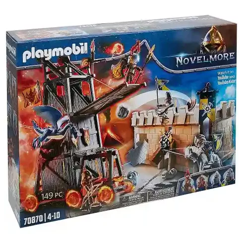 Playmobil 70870 Novelmore - Harci támadó torony várfallal