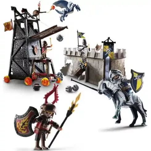 Playmobil 70870 Novelmore - Harci támadó torony várfallal