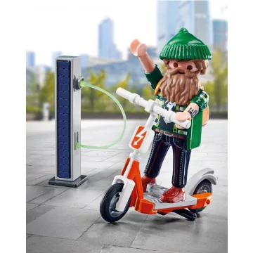 Playmobil 70873 Hipszter elektromos rollerrel