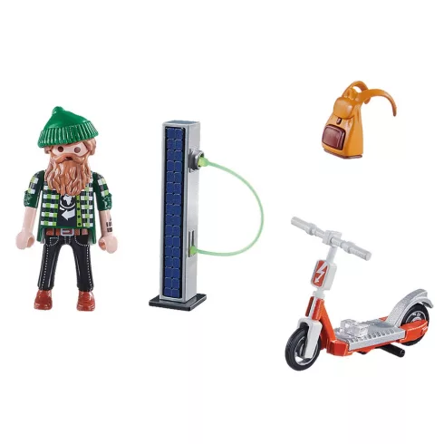 Playmobil 70873 Hipszter elektromos rollerrel