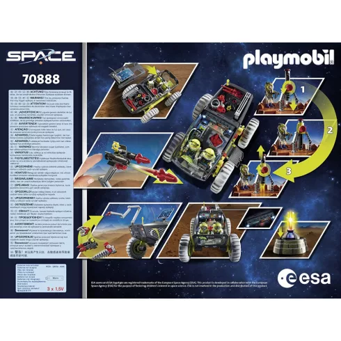 Playmobil 70888 Mars kutatóállomás marsjáróval