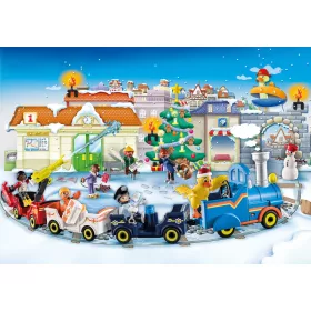   Playmobil 70901 1.2.3 Karácsony - Duck On Call adventi kalendárium, naptár - Karácsonyi vonat