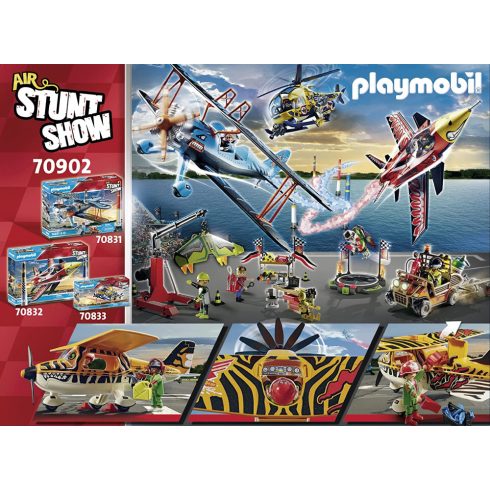 Playmobil 70902 Stuntshow - "Tigris" motoros műrepülőgép