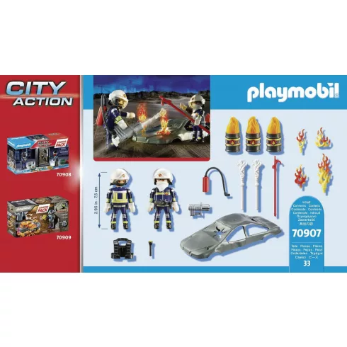 Playmobil 70907 Tűzoltók gyakorlaton