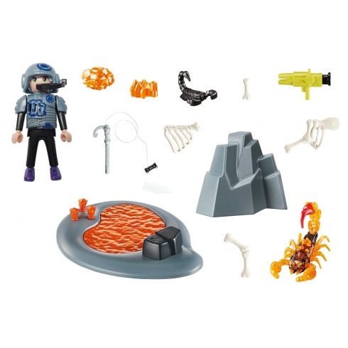 Playmobil 70909 Dínó csata: Harc a tűzskorpió ellen
