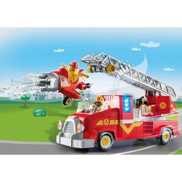   Playmobil 70911 Duck On Call - Létrás tűzoltóautó fénnyel és hanggal