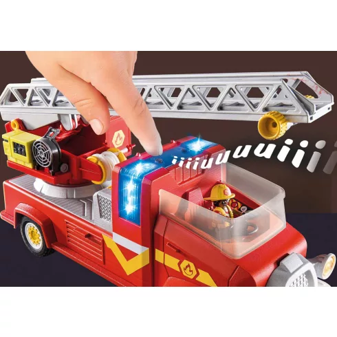Playmobil 70911 Duck On Call - Létrás tűzoltóautó fénnyel és hanggal