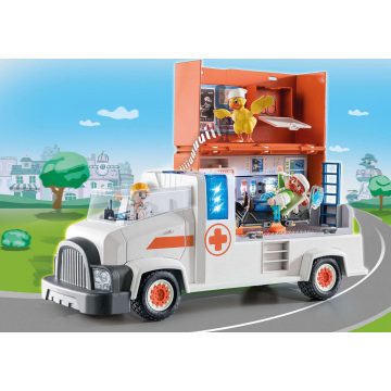   Playmobil 70913 Duck On Call - Mentőautó kórházzal, fénnyel és hanggal