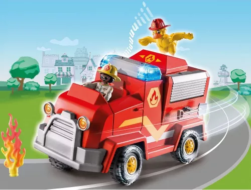 Playmobil 70914 Duck On Call - Tűzoltóautó fénnyel és hanggal