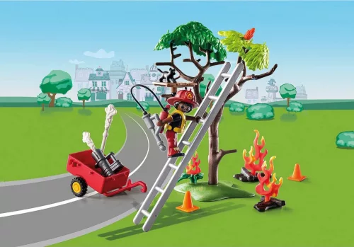 Playmobil 70917 Duck On Call - Tűzoltó bevetés: Macskamentés