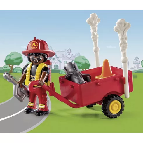 Playmobil 70917 Duck On Call - Tűzoltó bevetés: Macskamentés